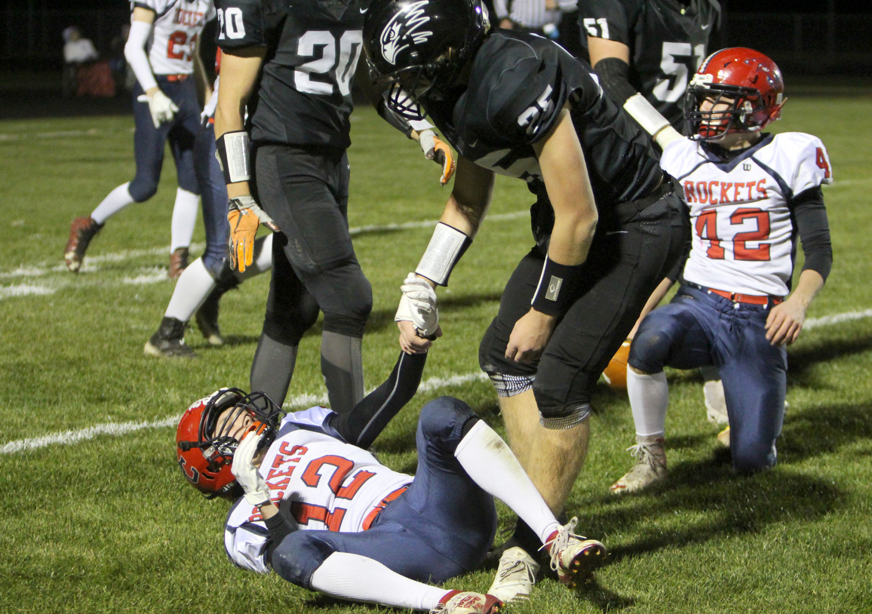 Spencer/Columbus at Bloomer football 10-25-19